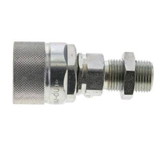 Steel DN 10 Hydraulic Coupling Plug 10 mm S Compression Ring Bulkhead ISO 14541/8434-1 D M28 x 2