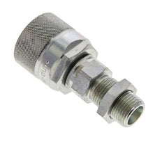 Steel DN 10 Hydraulic Coupling Plug 10 mm S Compression Ring Bulkhead ISO 14541/8434-1 D M28 x 2
