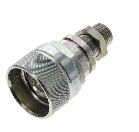 Steel DN 12.5 Hydraulic Coupling Plug 10 mm S Compression Ring Bulkhead ISO 14541/8434-1 D M36 x 2
