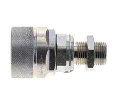Steel DN 12.5 Hydraulic Coupling Plug 12 mm S Compression Ring Bulkhead ISO 14541/8434-1 D M36 x 2