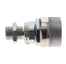 Steel DN 12.5 Hydraulic Coupling Plug 12 mm S Compression Ring Bulkhead ISO 14541/8434-1 D M36 x 2