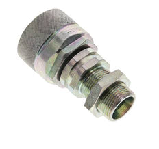 Steel DN 12.5 Hydraulic Coupling Plug 16 mm S Compression Ring Bulkhead ISO 14541/8434-1 D M36 x 2