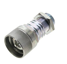 Steel DN 20 Hydraulic Coupling Plug 20 mm S Compression Ring Bulkhead ISO 14541/8434-1 D M42 x 2