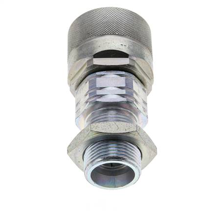 Steel DN 20 Hydraulic Coupling Plug 20 mm S Compression Ring Bulkhead ISO 14541/8434-1 D M42 x 2