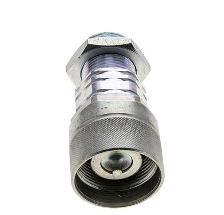 Steel DN 20 Hydraulic Coupling Plug 20 mm S Compression Ring Bulkhead ISO 14541/8434-1 D M42 x 2
