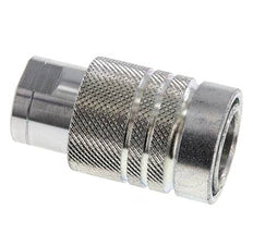 Steel DN 10 Hydraulic Coupling Socket 8 mm L Compression Ring ISO 7241-1 A/8434-1 D 16mm