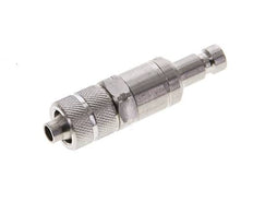 Stainless Steel 316L DN 2.7 (Micro) Air Coupling Plug 4x6 mm Union Nut Double Shut-Off