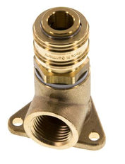 Brass DN 7.2 (Euro) Air Coupling Socket G 1/2 inch Female Wall-Mount