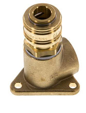 Brass DN 7.2 (Euro) Air Coupling Socket G 1/2 inch Female Wall-Mount