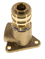 Brass DN 7.2 (Euro) Air Coupling Socket G 1/2 inch Female Wall-Mount
