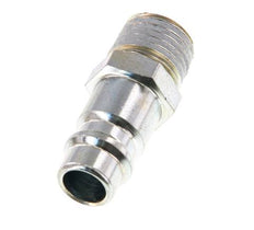 Hardened steel DN 7.2 (Euro) Air Coupling Plug R 1/4 inch Male [2 Pieces]