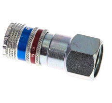 Steel/brass DN 7.6 (7.2 Euro) Safety Air Coupling Socket G 1/2 inch Female