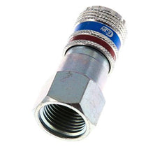 Steel/brass DN 7.6 (7.2 Euro) Safety Air Coupling Socket G 1/2 inch Female
