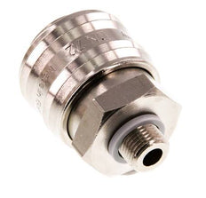 Nickel-plated Brass DN 7.2 (Euro) Air Coupling Socket G 1/8 inch Male