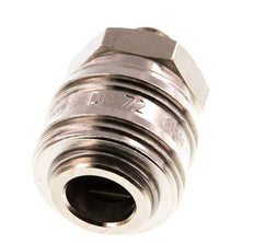 Nickel-plated Brass DN 7.2 (Euro) Air Coupling Socket G 1/8 inch Male