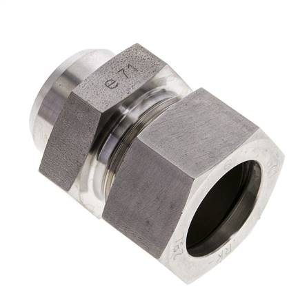 28L & 32mm Stainless Steel Straight Cutting Fitting with Welding End 160 bar ISO 8434-1