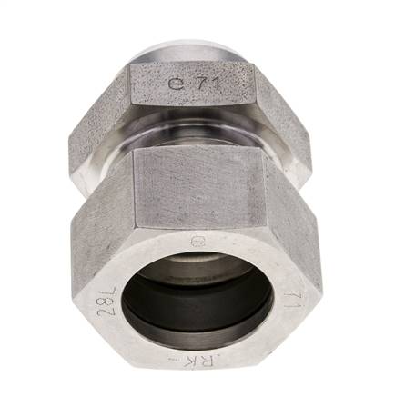 28L & 32mm Stainless Steel Straight Cutting Fitting with Welding End 160 bar ISO 8434-1