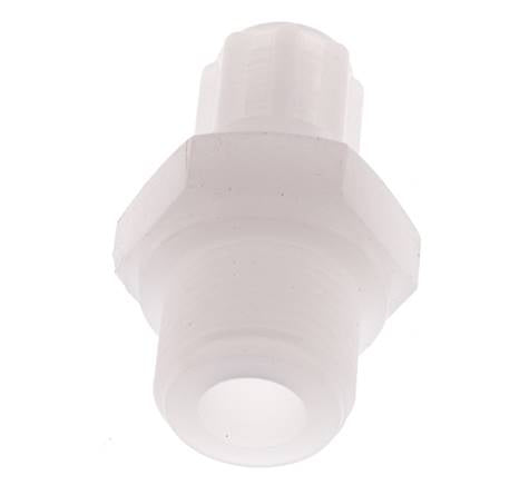6x4mm & G3/8'' PVDF Straight Compression Fitting with Male Threads 10 bar