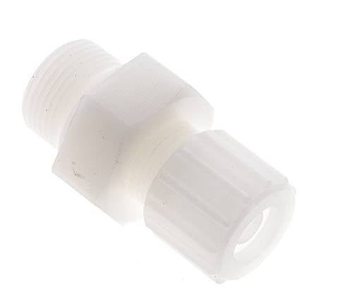 15x9mm & G3/4'' PVDF Straight Compression Fitting with Male Threads 10 bar PVC and PA