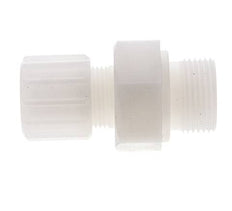 15x9mm & G3/4'' PVDF Straight Compression Fitting with Male Threads 10 bar PVC and PA