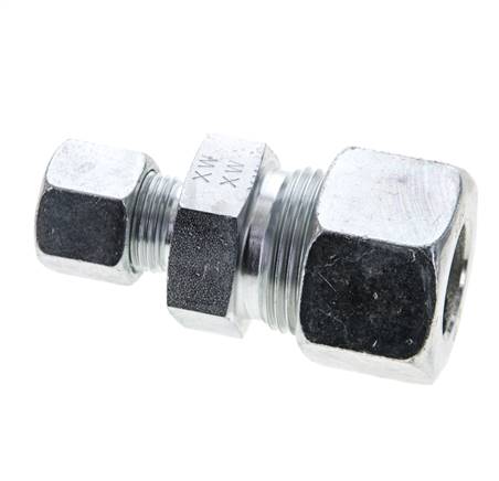 10S & 20S Zink plated Steel Straight Cutting Fitting 400 bar ISO 8434-1