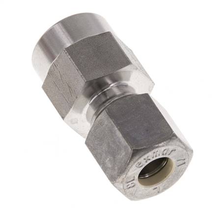 8L & G1/4'' Stainless Steel Straight Compression Fitting with Female Threads for Pressure Gauges 315 bar ISO 8434-1