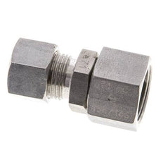 12L & 15L Stainless Steel Straight Compression Fitting with Swivel 315 bar FKM O-ring Sealing Cone ISO 8434-1