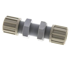 14x12mm PA Straight Compression Fitting Bulkhead 10 bar