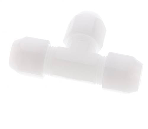 12x14mm PVDF T-Shape Hose Fitting 10bar/145psi