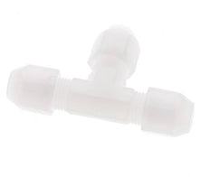 4x6mm PVDF T-Shape Hose Fitting 10bar/145psi