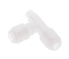 6x8mm & R1/8'' PP Right Angle Tee Hose Fitting with Male Threads 10bar/145psi [2 Pieces]