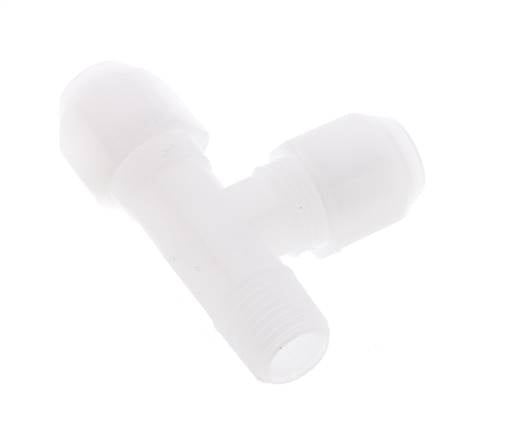 6x8mm & R1/4'' PP Right Angle Tee Hose Fitting with Male Threads 10bar/145psi [2 Pieces]