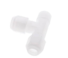 8x10mm & R3/8'' PP Right Angle Tee Hose Fitting with Male Threads 10bar/145psi [2 Pieces]