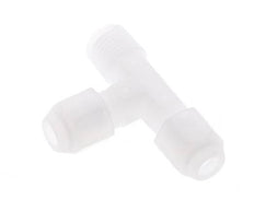 4x6mm & R1/4'' PP Right Angle Tee Hose Fitting with Male Threads 10bar/145psi [2 Pieces]