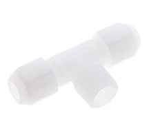10x12mm & R1/2'' PP T-Shape Hose Fitting with Male Threads 10bar/145psi