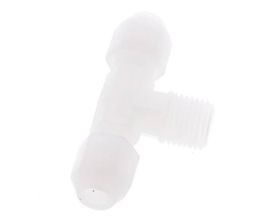 4x6mm & R1/4'' PVDF T-Shape Hose Fitting with Male Threads 10bar/145psi