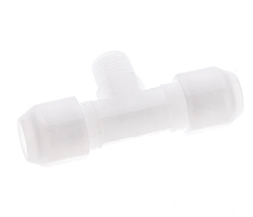 8x10mm & R1/4'' PP T-Shape Hose Fitting with Male Threads 10bar/145psi [2 Pieces]