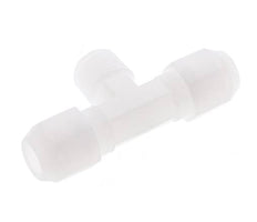 8x10mm & R3/8'' PVDF T-Shape Hose Fitting with Male Threads 10bar/145psi