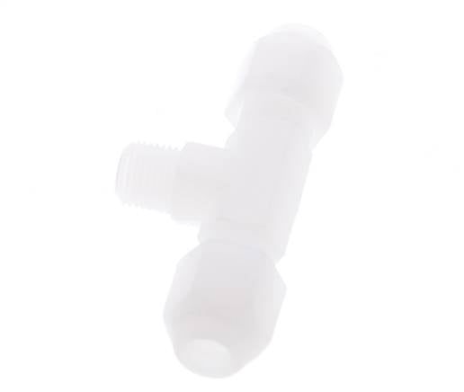 4x6mm & R1/8'' PP T-Shape Hose Fitting with Male Threads 10bar/145psi [2 Pieces]