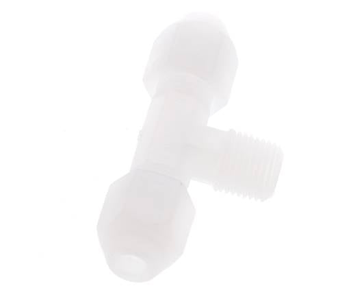 2x4mm & R1/8'' PP T-Shape Hose Fitting with Male Threads 10bar/145psi [2 Pieces]