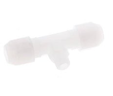 6x8mm & R1/8'' PVDF T-Shape Hose Fitting with Male Threads 10bar/145psi