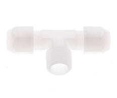 10x12mm & R1/2'' PVDF T-Shape Hose Fitting with Male Threads 10bar/145psi