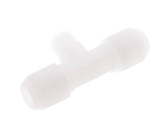 8x10mm & R1/4'' PVDF T-Shape Hose Fitting with Male Threads 10bar/145psi