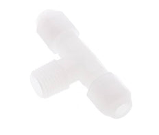 4x6mm & R1/4'' PVDF T-Shape Hose Fitting with Male Threads 10bar/145psi