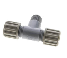 8x6mm & G1/4'' PA T-Shape Tee Compression Fitting with Male Threads 10 bar [2 Pieces]