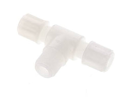 6x4mm & G1/4'' PVDF T-Shape Tee Compression Fitting with Male Threads 10 bar