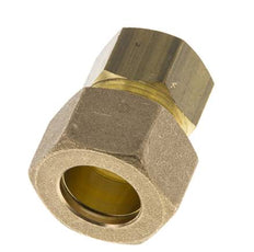 G 1/2'' x 18mm Brass Straight Compression Fitting 67 Bar DIN EN 1254-2