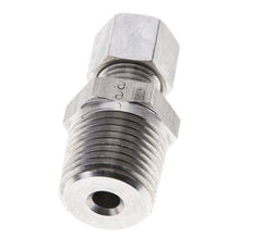 1/2'' NPT Male x 8L Stainless steel Straight Compression Fitting 315 Bar DIN 2353