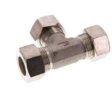 22L Stainless steel Tee Compression Fitting 160 Bar DIN 2353