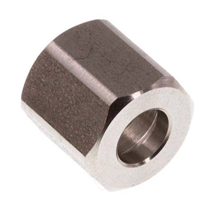 M10x1 x 6LL Stainless steel Union nut for Cutting ring